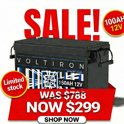 Voltiron 12V 100Ah LiFePO4 Battery