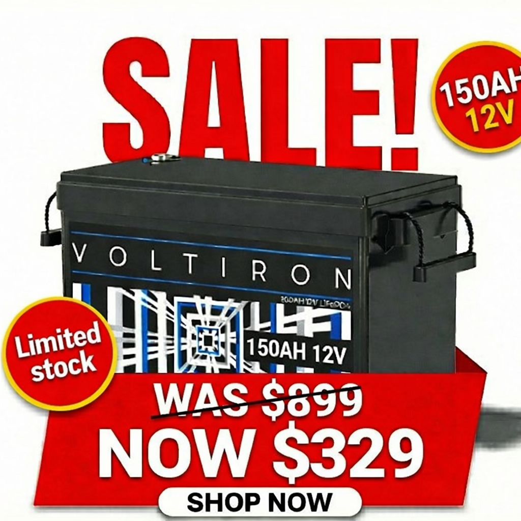 Voltiron 12V 150Ah LiFePO4 Battery