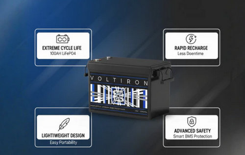 Voltiron 12V 100Ah LiFePO4 Battery